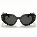 The ‘Muse’ Geometric Sunglasses | Black & Pink