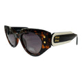 The ‘Muse’ Geometric Sunglasses | Tortoise & White