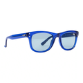 The Prestige [Bold Square] Sunglasses | Crystal Blue