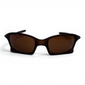 The ‘Pulse’ Sport Rectangle Sunglasses | Brown Brown