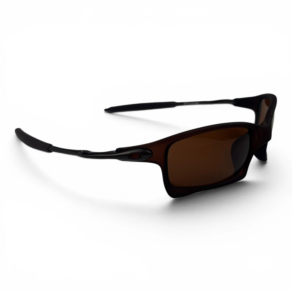 The ‘Pulse’ Sport Rectangle Sunglasses | Brown Brown