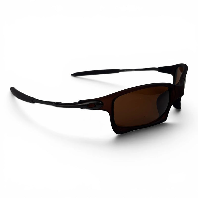 The ‘Pulse’ Sport Rectangle Sunglasses | Brown Brown