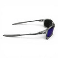 The ‘Pulse’ Sport Rectangle Sunglasses | Clear Blue Green Mirror