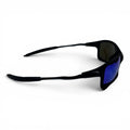 The ‘Pulse’ Sport Rectangle Sunglasses | Navy Blue Mirror