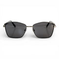 The ‘Regent’ Geometric Sunglasses | Textured Gunmetal / Black