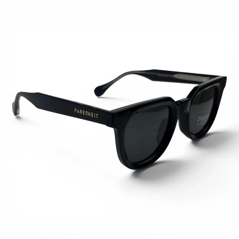 The ‘Roux’ Chunky Square Sunglasses | Black Smoke