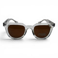 The ‘Roux’ Chunky Square Sunglasses | Clear Brown