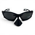The ‘Rush’ Sport Wrap Sunglasses | Black Smoke