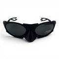 The ‘Rush’ Sport Wrap Sunglasses | Black Smoke