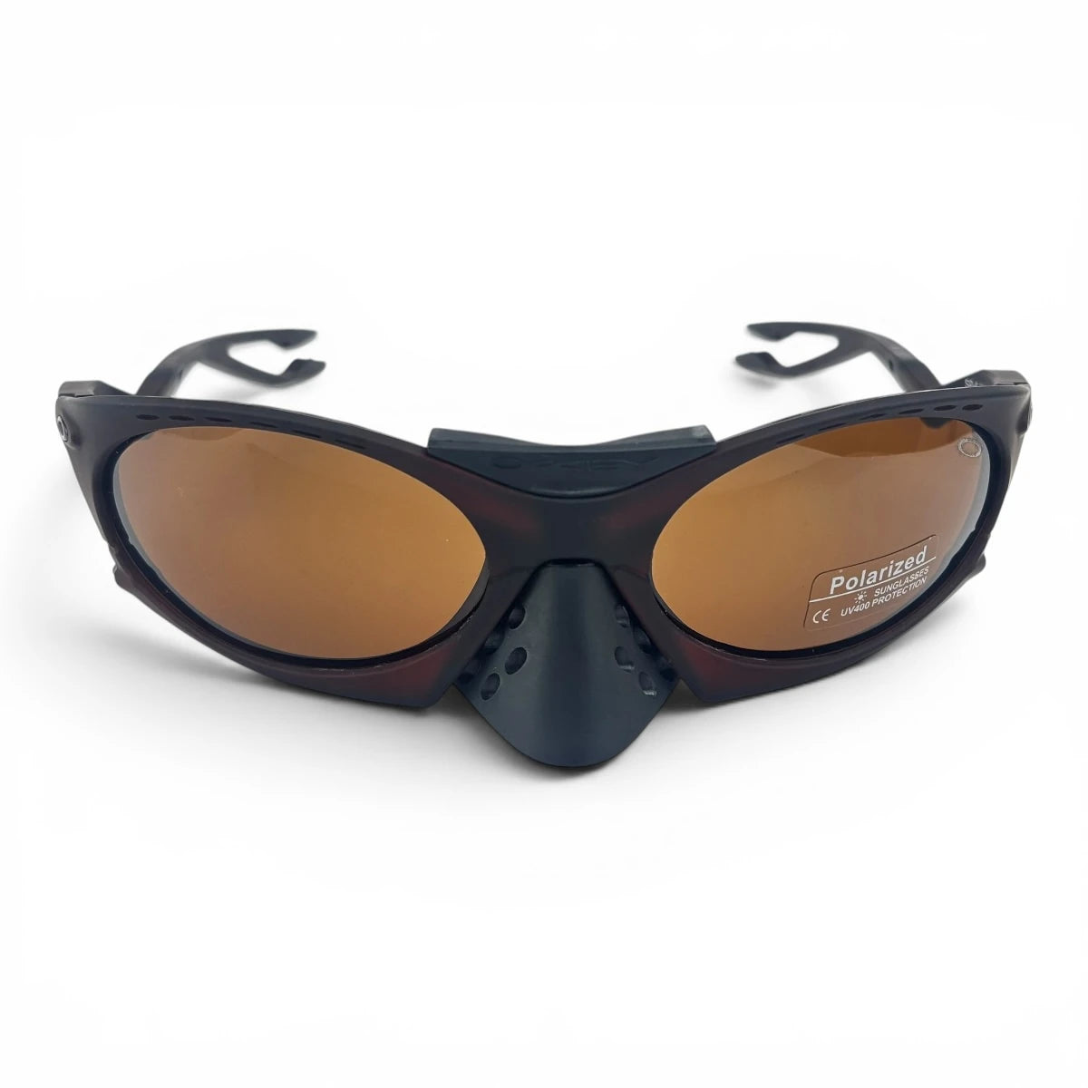 The Rush Sport Wrap sunglasses in Brown with Brown lenses, view 5