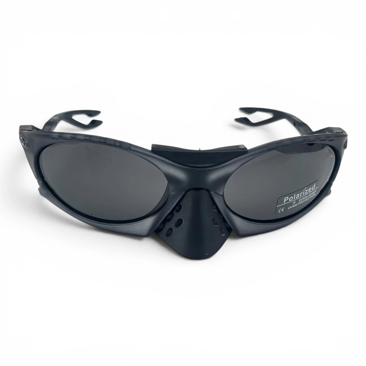 The Rush Sport Wrap sunglasses in Gray with Smoke lenses, view 5