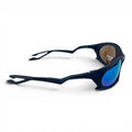 The ‘Rush’ Sport Wrap Sunglasses | Navy Blue Mirror