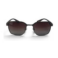 The ‘Vector’ Rectangle Sunglasses | Black Brown
