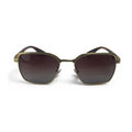 The ‘Vector’ Rectangle Sunglasses | Gold Tortoise Brown