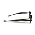 The ‘Aveline’ Oval Sunglasses | Silver Noir