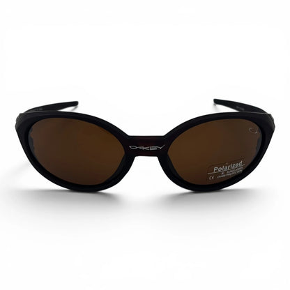 The Vortex Sport Wrap sunglasses in Brown with Brown lenses, angled three-quarter view