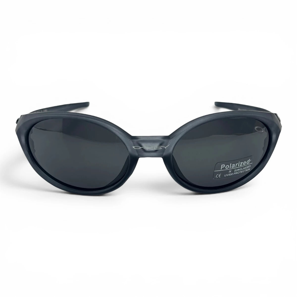 The Vortex Sport Wrap sunglasses in Gray with Smoke lenses, angled three-quarter view
