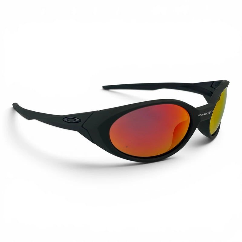 The ‘Vortex’ Sport Wrap Sunglasses | Green Red Yellow Mirror