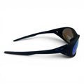 The ‘Vortex’ Sport Wrap Sunglasses | Navy Blue Mirror