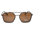 The Aviator-X [Geometric] Sunglasses | Brown & Bronze