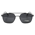 The Aviator-X [Geometric] Sunglasses | Midnight Black