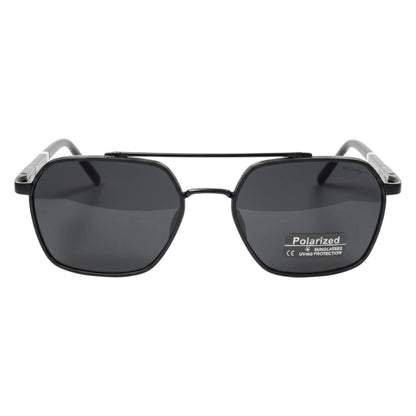 The Aviator-X [Geometric] Sunglasses | Midnight Black