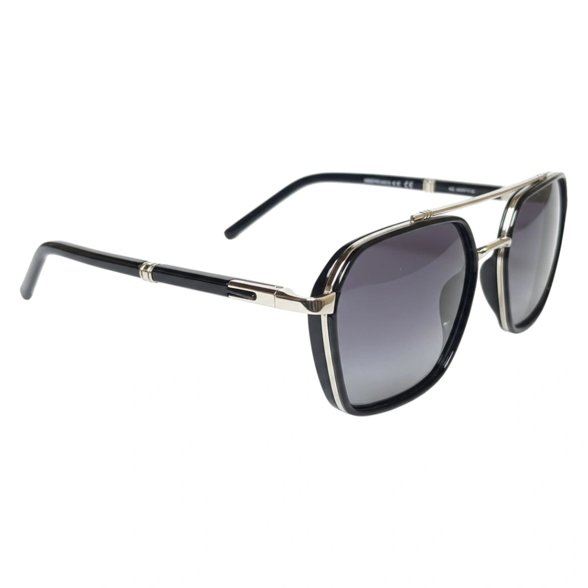The Aviator-X [Geometric] Sunglasses | Silver & Smoke