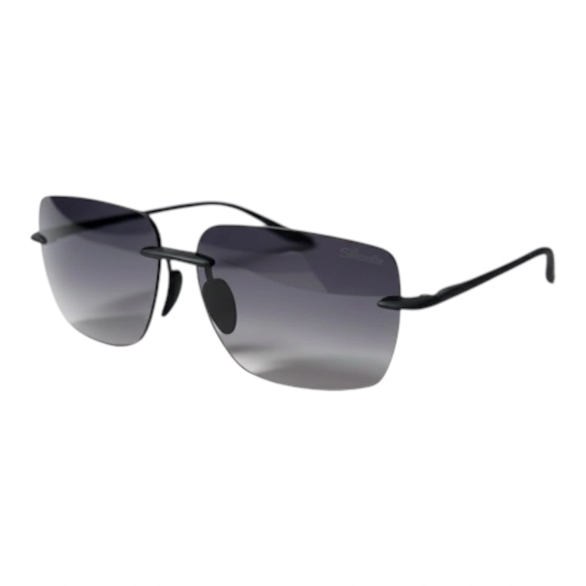 The Flexible Rimless [Rectangle] Sunglasses | Cobalt Blue