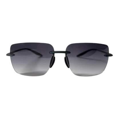 The Flexible Rimless [Rectangle] Sunglasses | Cobalt Blue