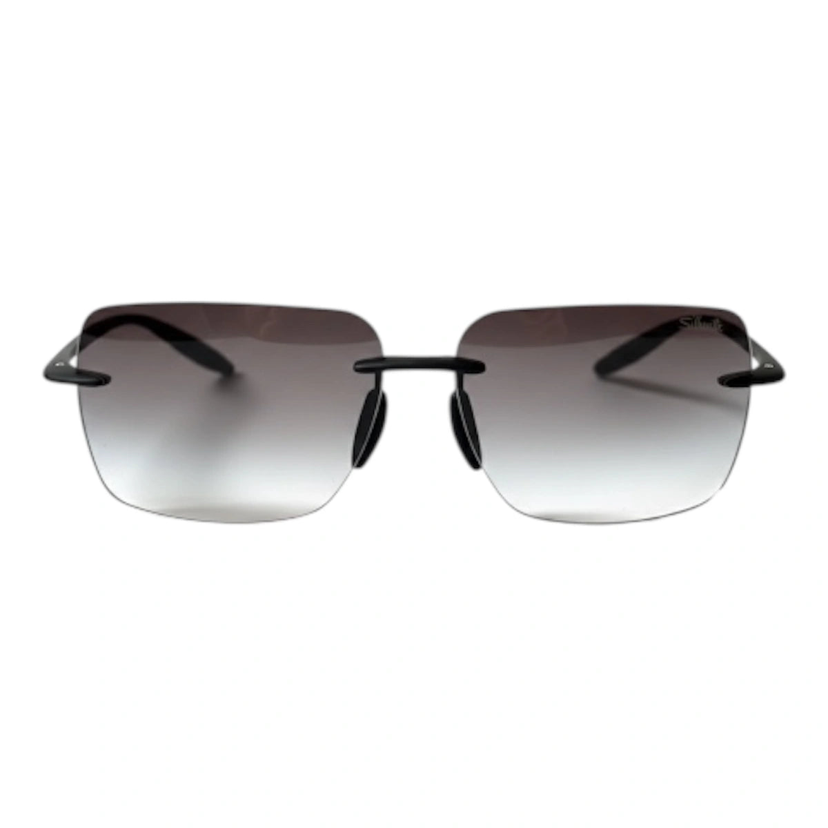 The Flexible Rimless [Rectangle] Sunglasses | Midnight Smoke