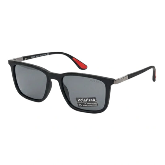 The Pharaoh [Polarized] Flat-Top Sunglasses | Obsidian Black