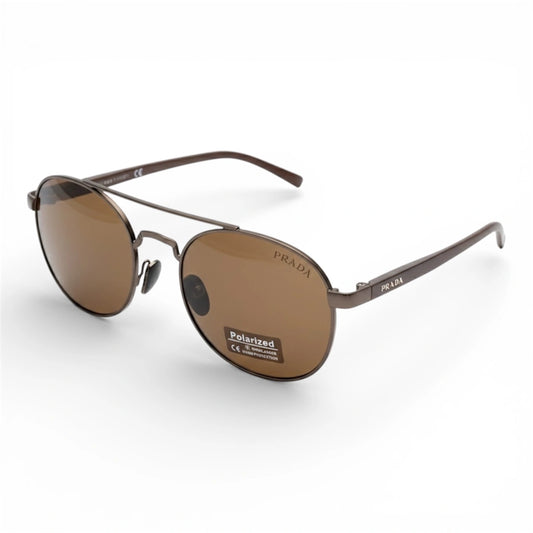 The Venture [Round Double-Bridge] Sunglasses | Coffee Polarized