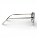 The Venture [Round Double-Bridge] Sunglasses | Silver