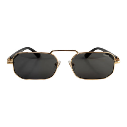 The Architect [Geometric] Sunglasses | Onyx Gold