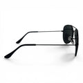 The ‘Vela’ Aviator Sunglasses | Black / Dark Gray