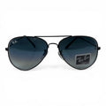 The ‘Vela’ Aviator Sunglasses | Gunmetal / Blue Gradient