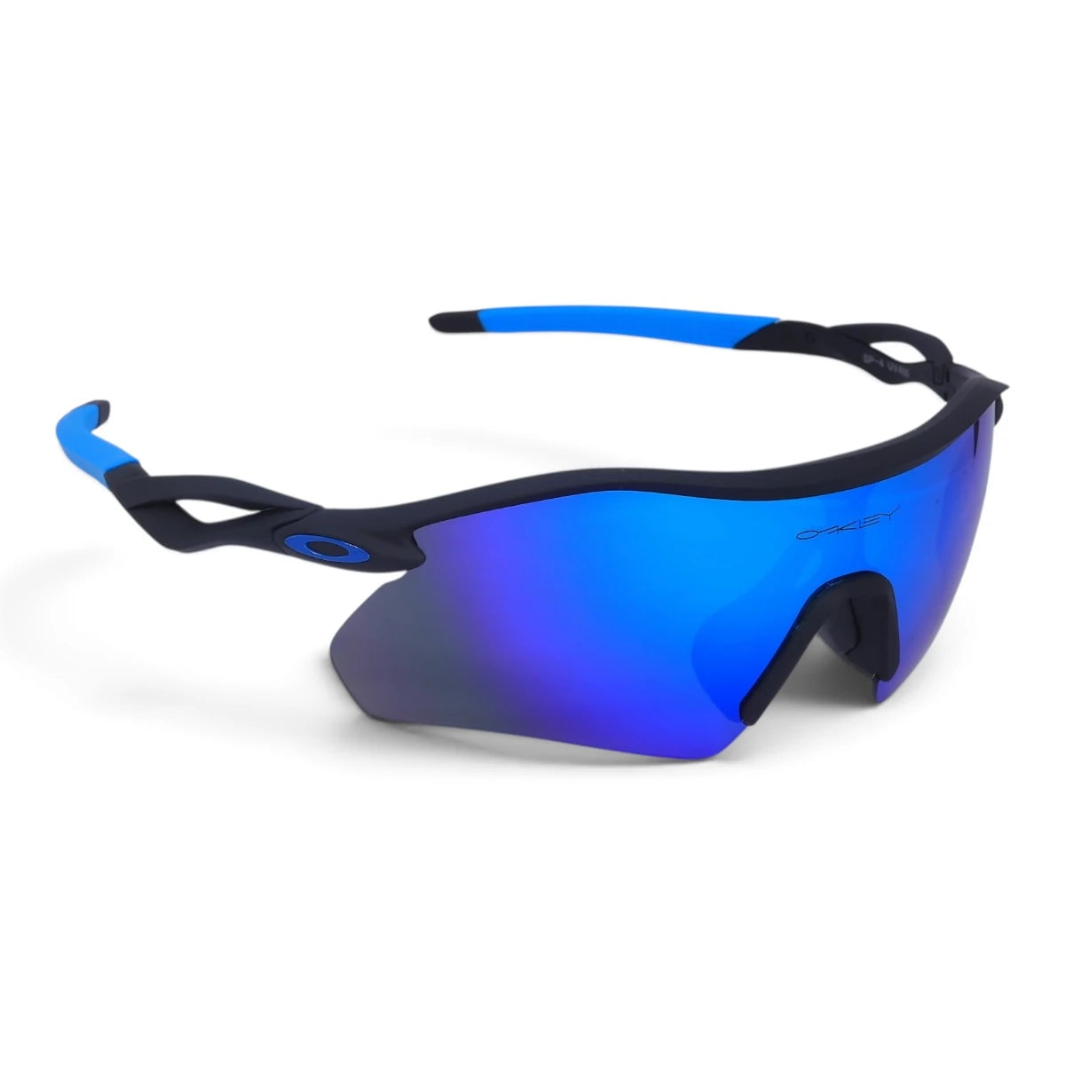 U&EYE Verve black frame blue mirror lens sport wrap sunglasses product image 2