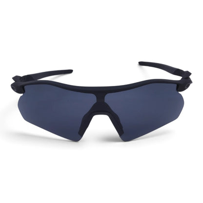 U&EYE Verve black frame smoke lens sport wrap sunglasses product image 1