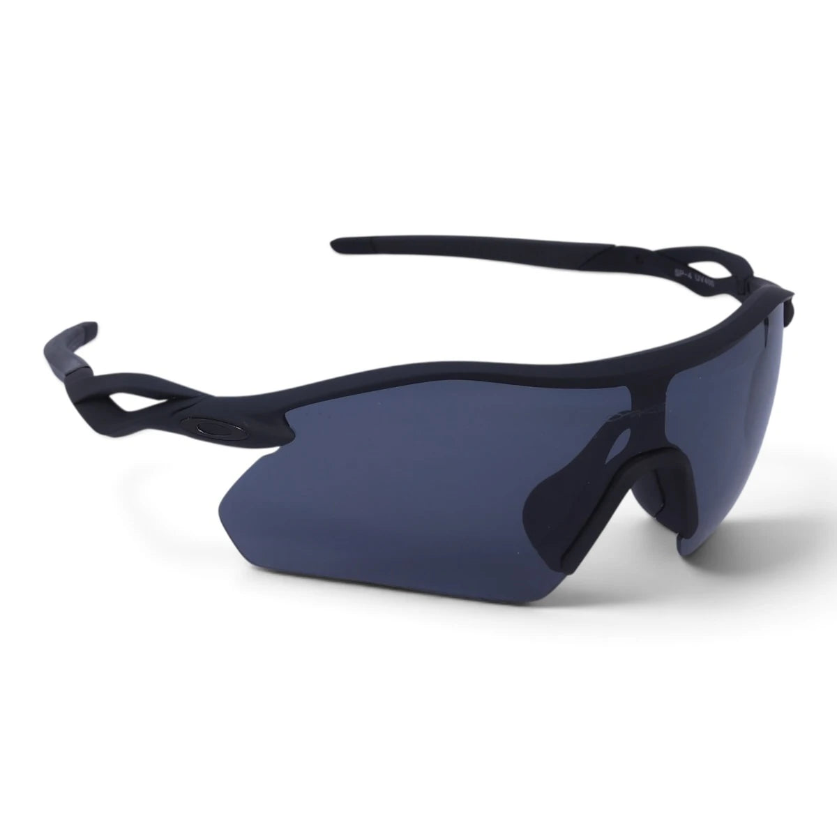 U&EYE Verve black frame smoke lens sport wrap sunglasses product image 2