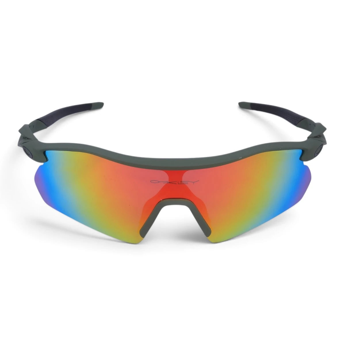 U&EYE Verve green frame red yellow mirror lens sport wrap sunglasses product image 1