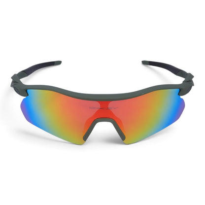 U&EYE Verve green frame red yellow mirror lens sport wrap sunglasses product image 1