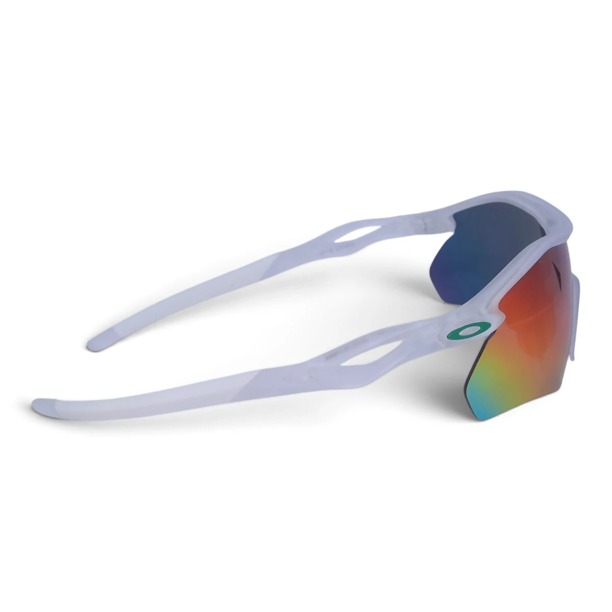 U&EYE Verve white frame blue mirror lens sport wrap sunglasses product image 3