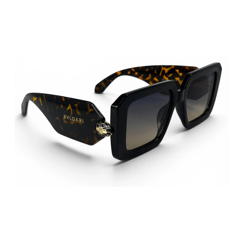 The ‘Vesper’ Shield-Square Sunglasses | Black Tortoise