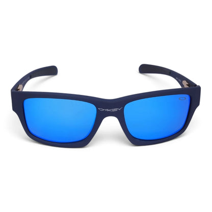 U&EYE Waymark black frame blue lens sport rectangle sunglasses product image 1