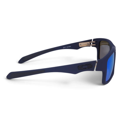 U&EYE Waymark black frame blue lens sport rectangle sunglasses product image 3