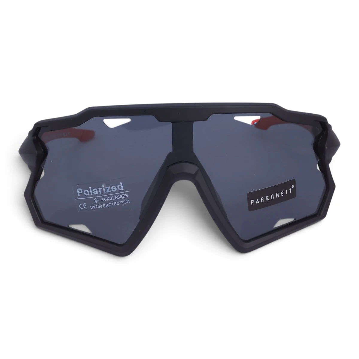 U&EYE Zigzag black kids angular shield sunglasses product image 1