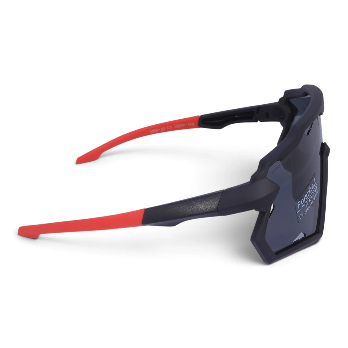 U&EYE Zigzag black kids angular shield sunglasses product image 3