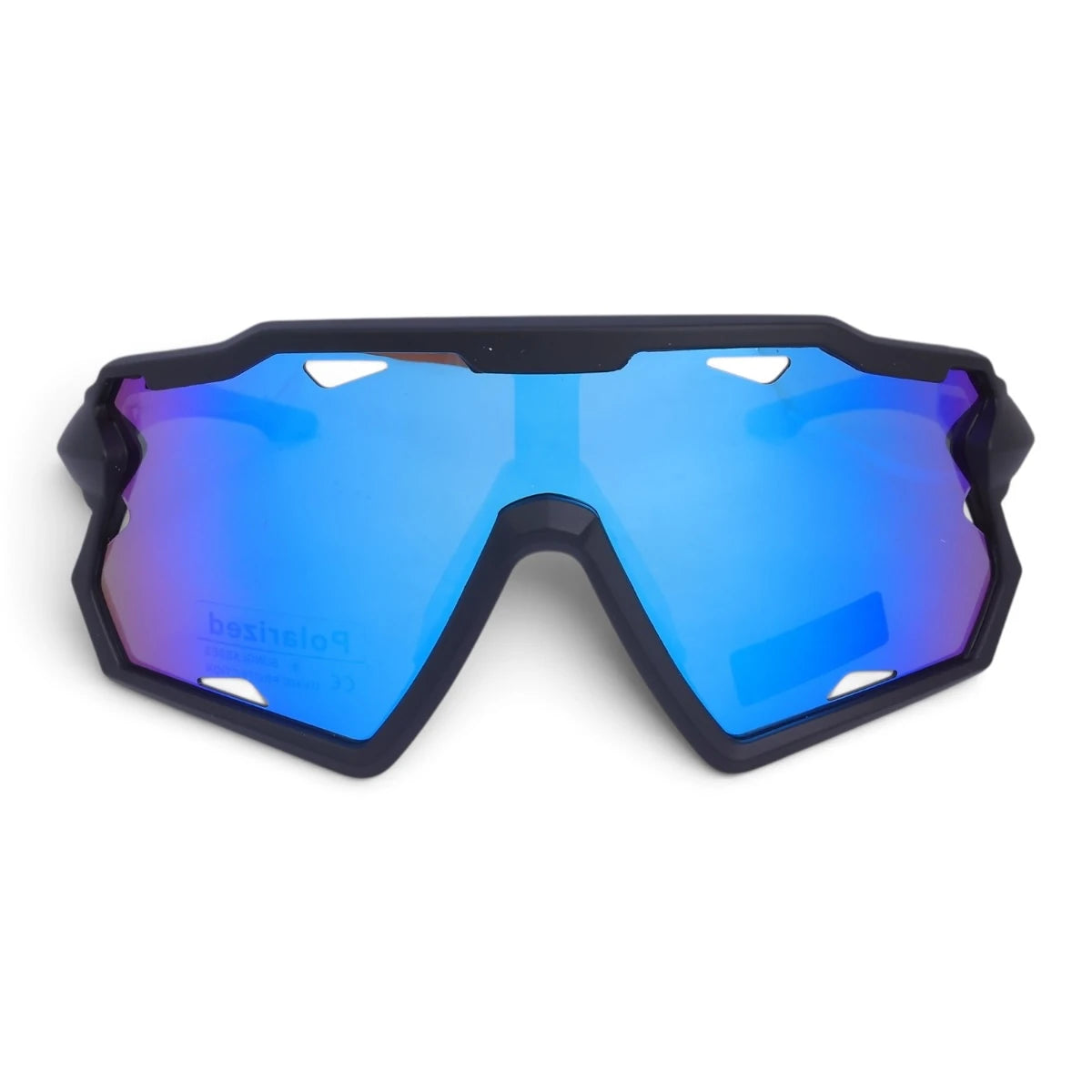 U&EYE Zigzag blue kids angular shield sunglasses product image 1