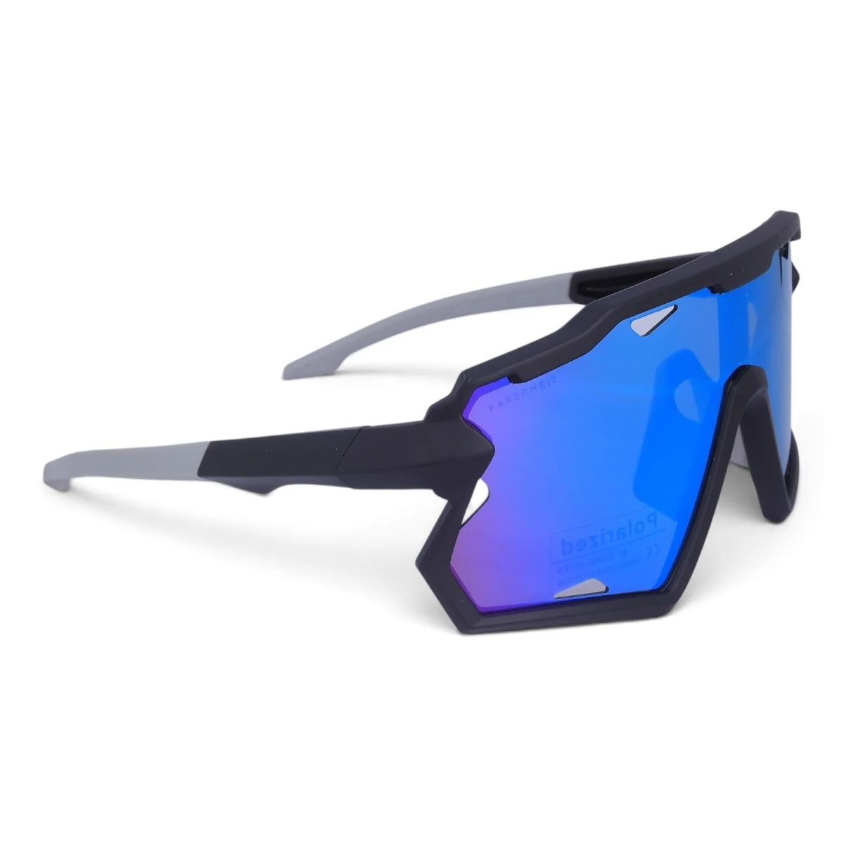 U&EYE Zigzag blue kids angular shield sunglasses product image 2