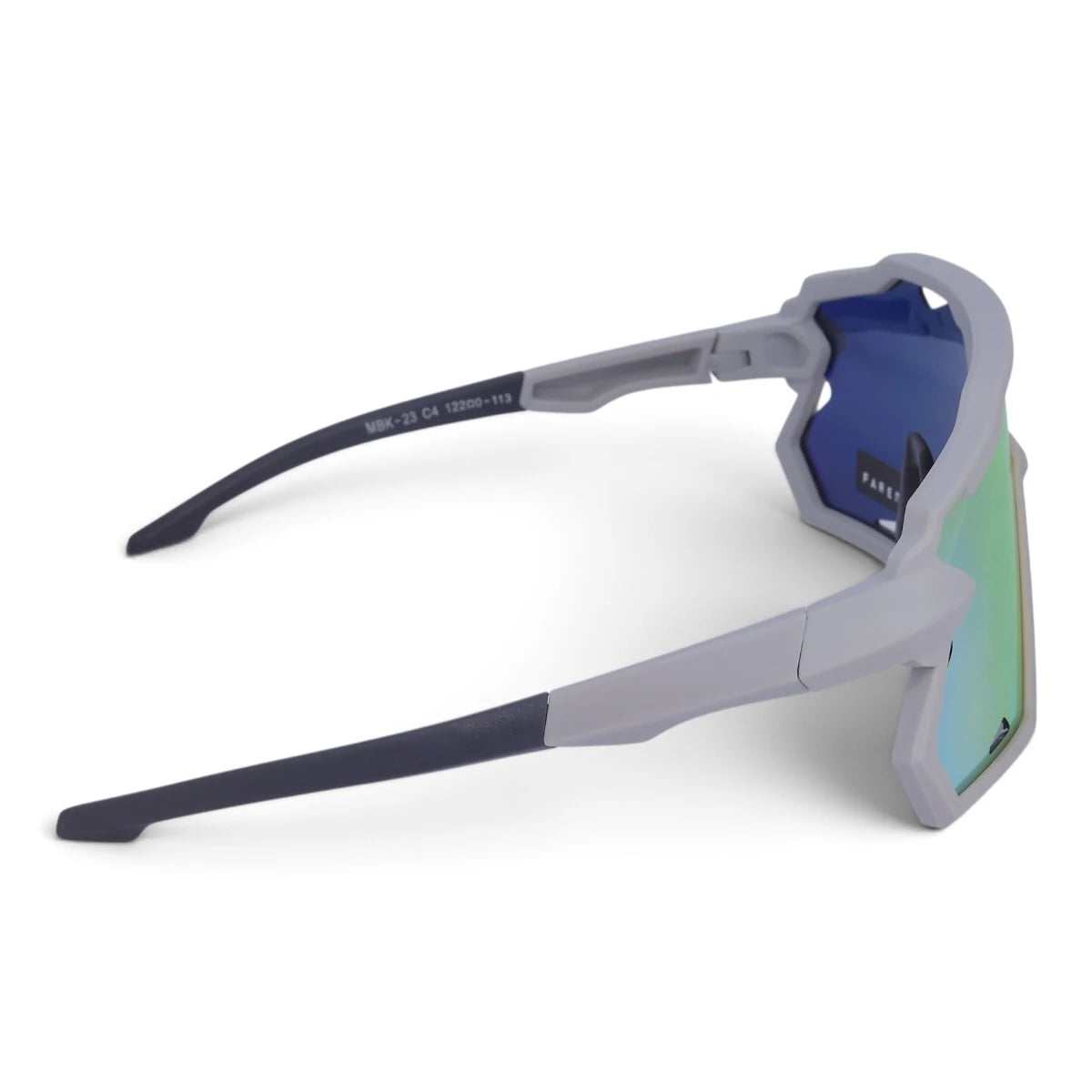 U&EYE Zigzag green kids angular shield sunglasses product image 3